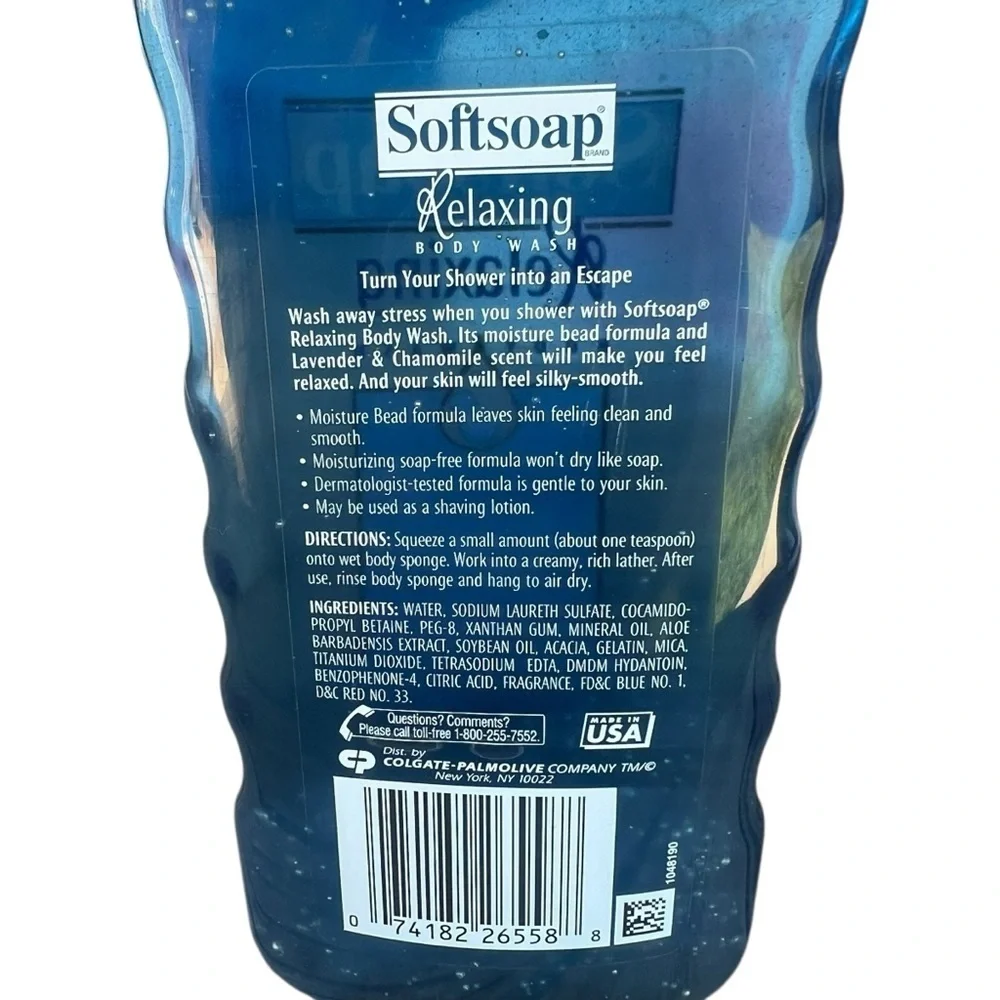 SoftSoap Relaxing Body Wash with Moisture Beads Lavender & Chamomile 75% Full